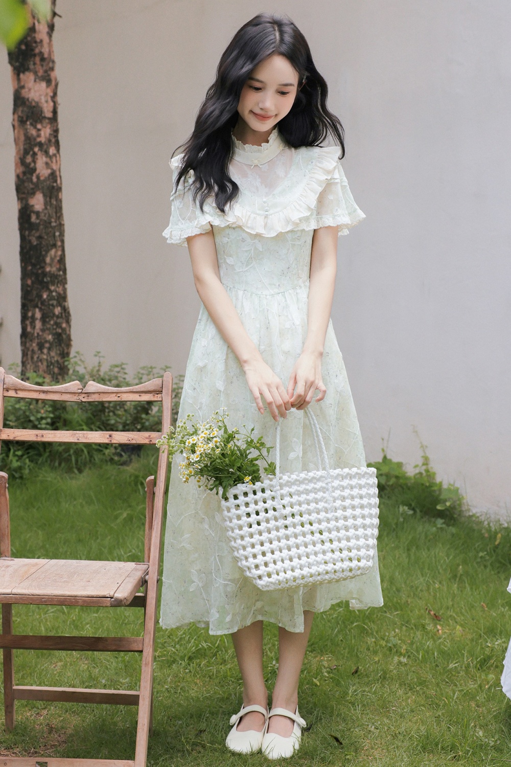 Chinese style retro court style France style dress for women