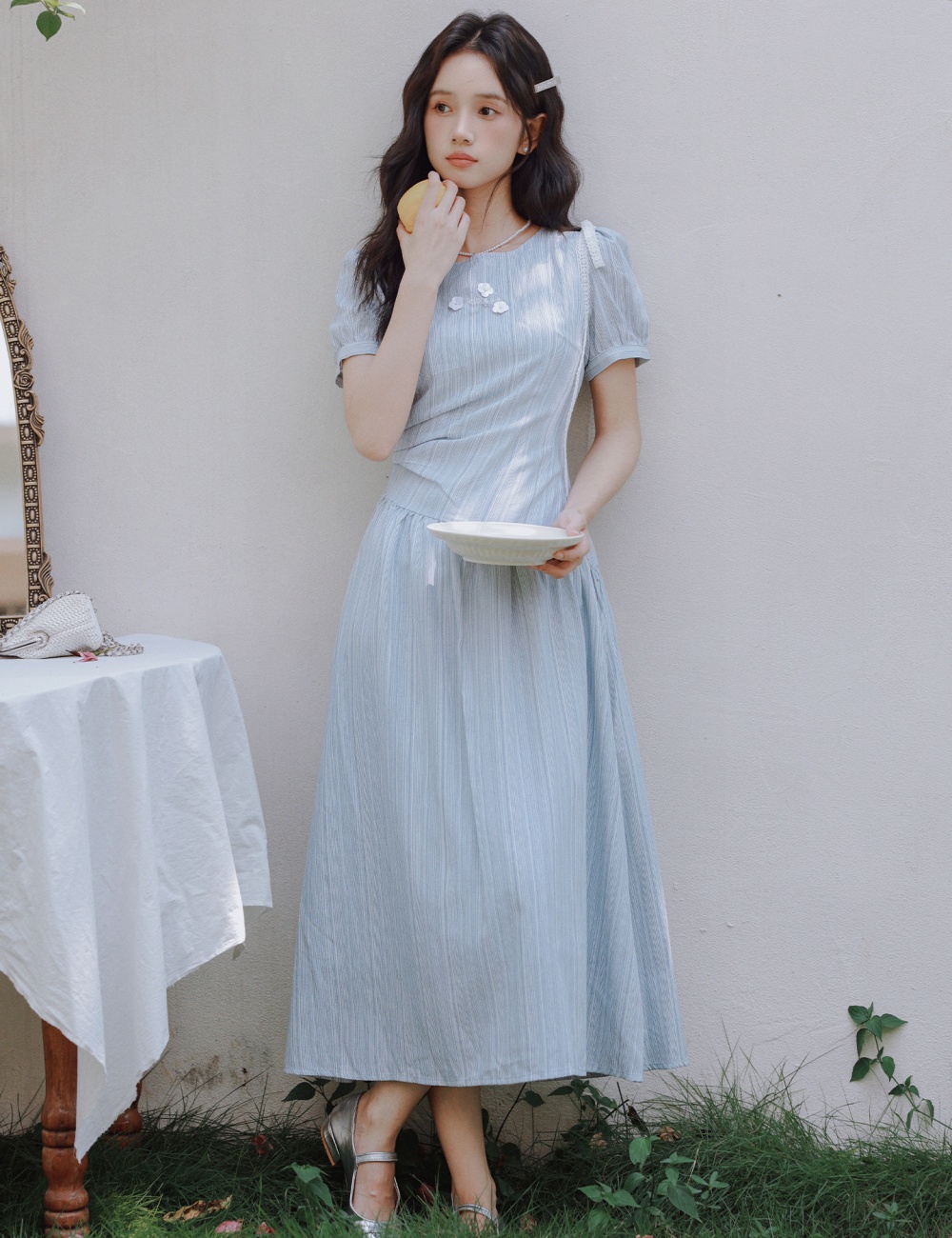 France style dress summer long dress for women