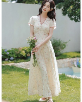 Loose enticement dress summer long dress for women