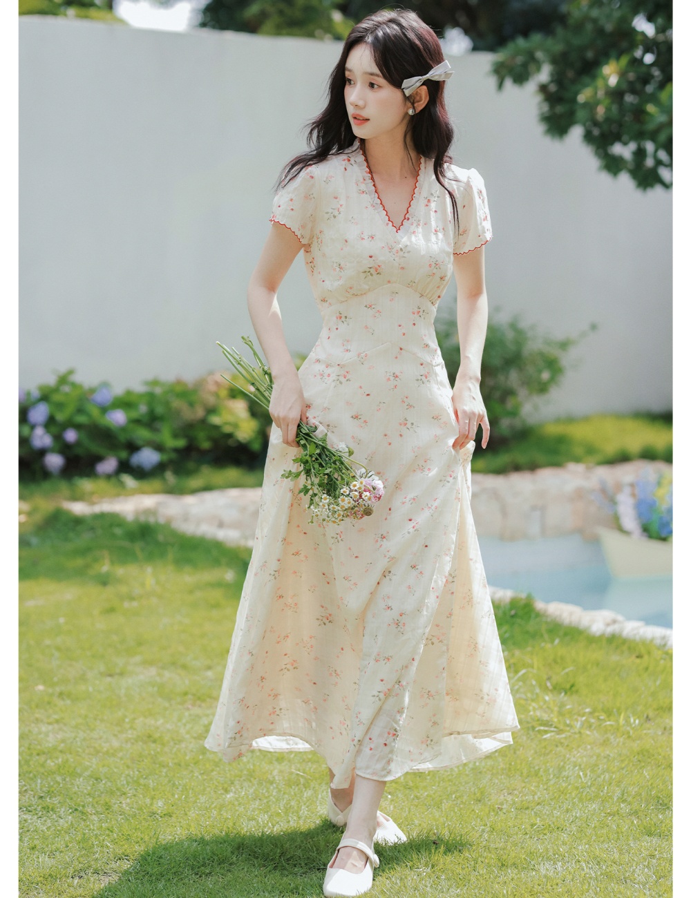Loose enticement dress summer long dress for women