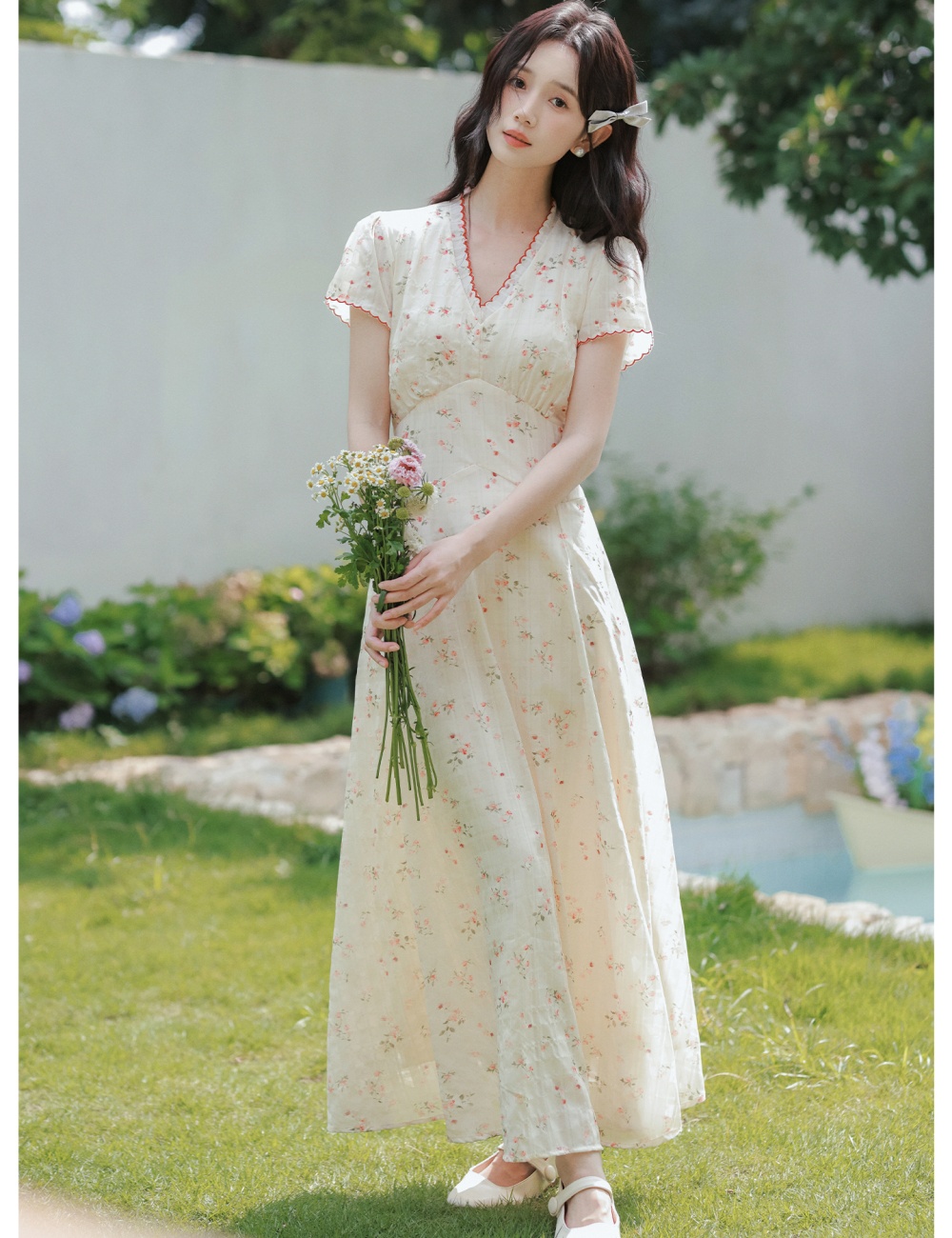 Loose enticement dress summer long dress for women