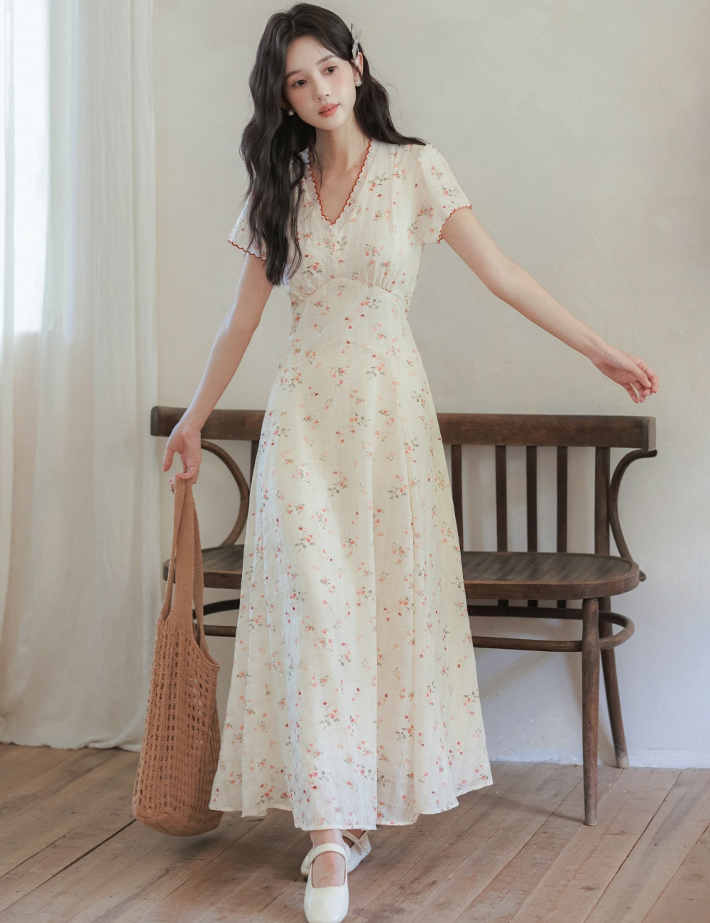 Loose enticement dress summer long dress for women