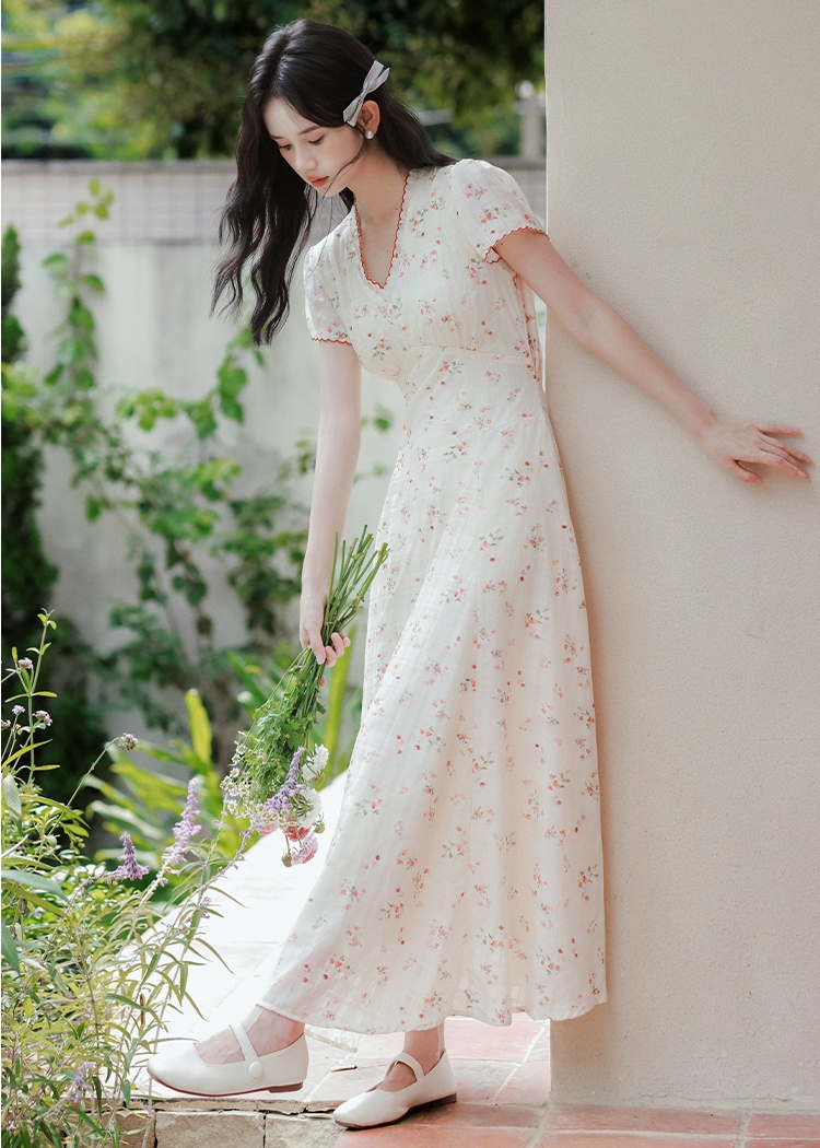 Loose enticement dress summer long dress for women