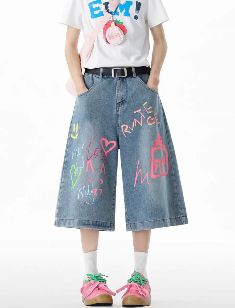American style five pants colors jeans for women