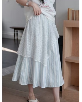 Splice summer skirt France style long dress