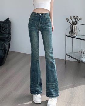 Spicegirl elasticity jeans splice flare pants for women