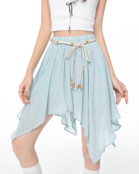 Irregular skirt high waist short skirt for women