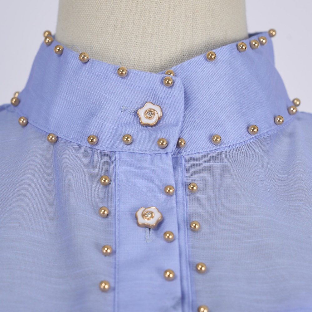Bubble long sleeve short skirt a set for women