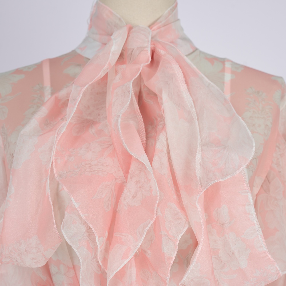 Big skirt sling short skirt lotus leaf edges scarves a set
