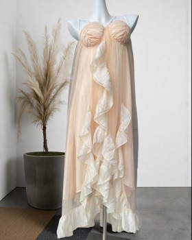 Sling spring dress chiffon long dress for women