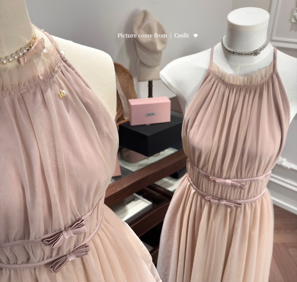 Short purple halter irregular dress