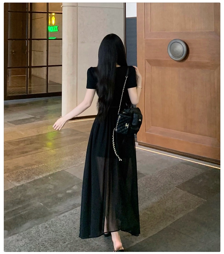 With belt dress long dress for women