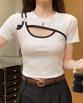 Enticement short slim spicegirl all-match tops