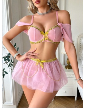 European style Sexy underwear skirt 3pcs set