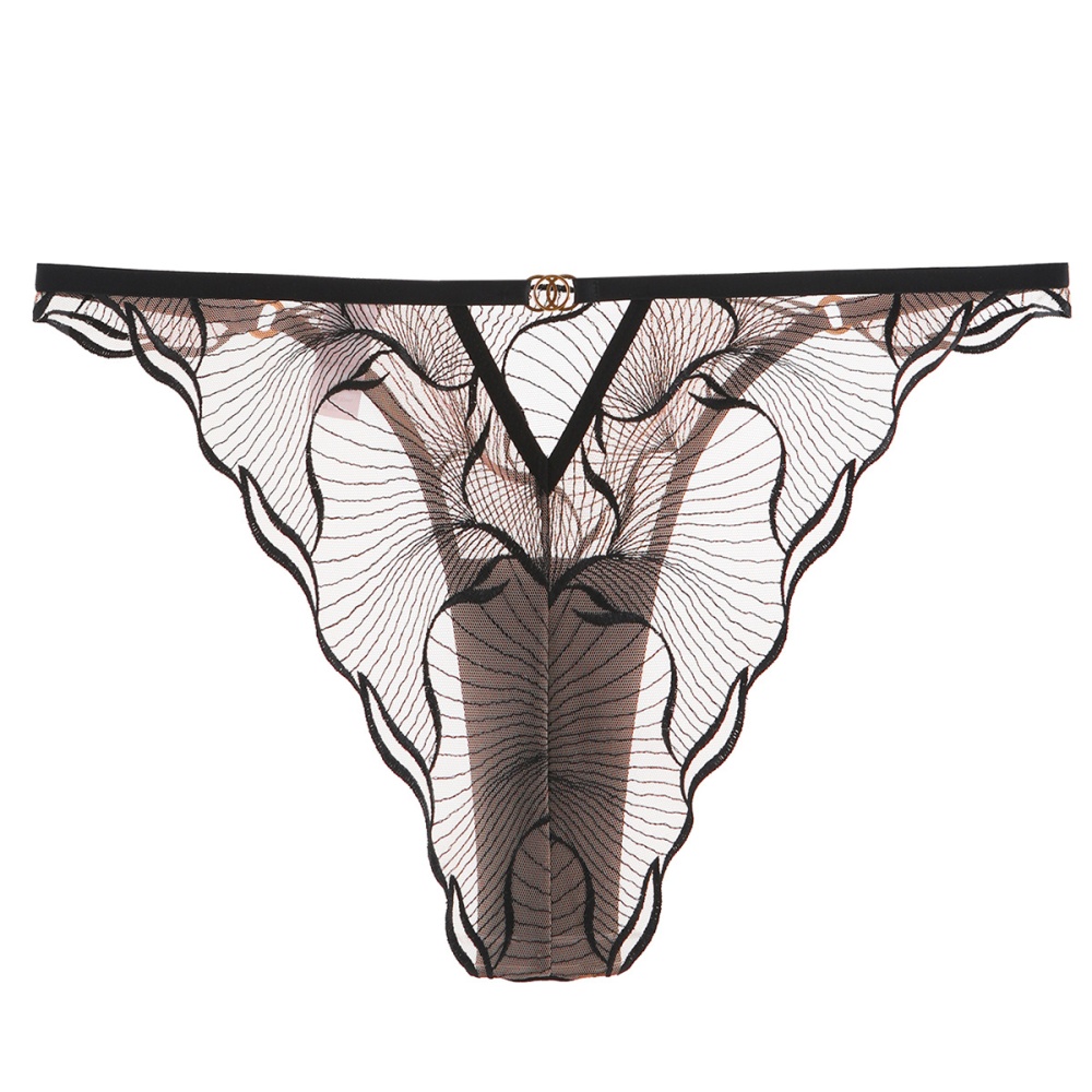 Lace sexy pure cotton low-waist briefs for women