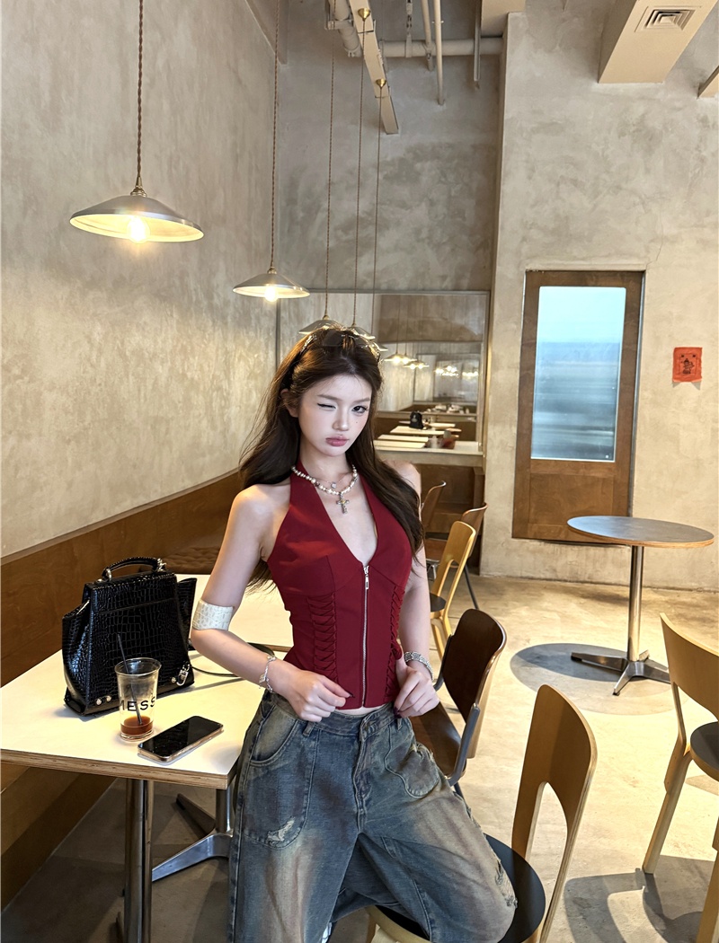 Sexy enticement spicegirl sling vest for women