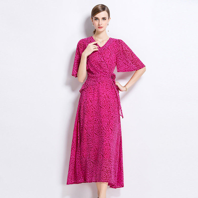 Light luxury France style long dress temperament dress