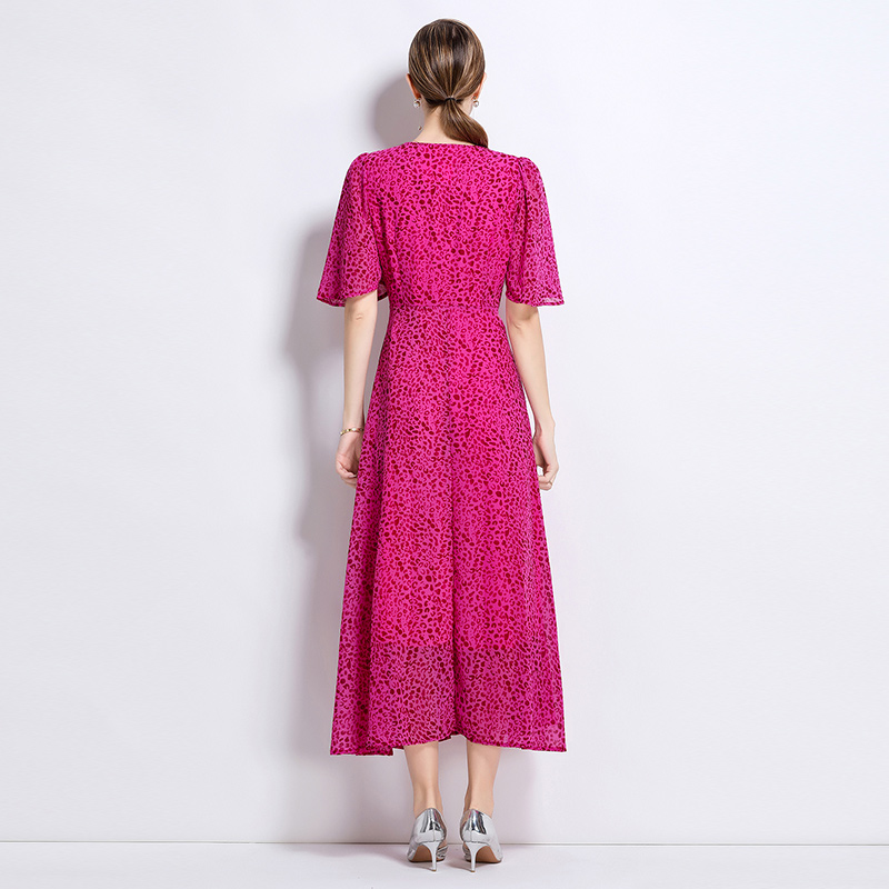 Light luxury France style long dress temperament dress