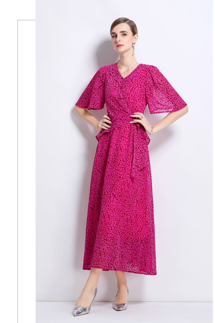 Light luxury France style long dress temperament dress