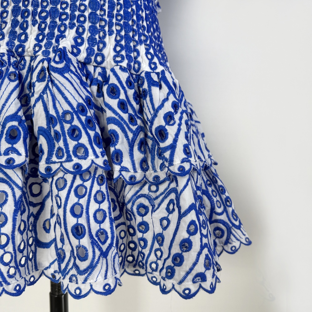 Package hip short tops hollow cake skirt a set