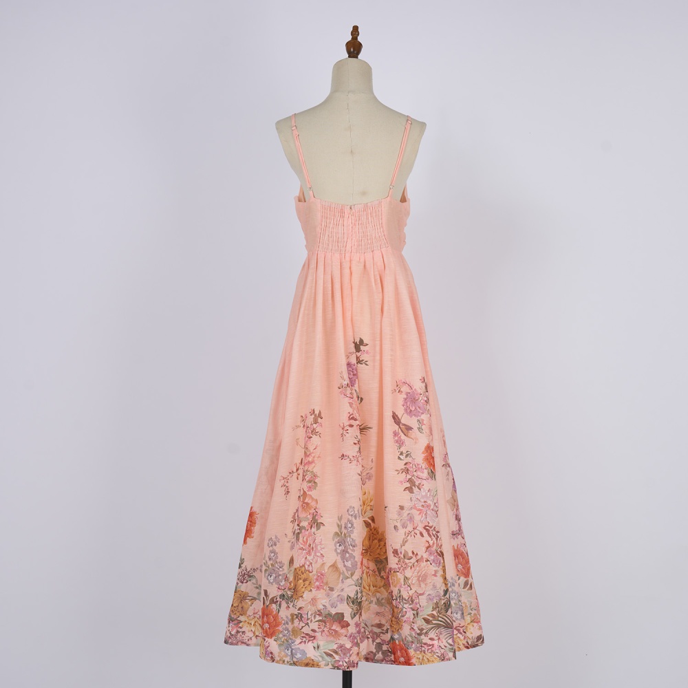 Vacation sling formal dress slim temperament dress