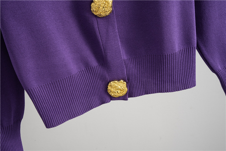 European style cardigan long skirt a set for women