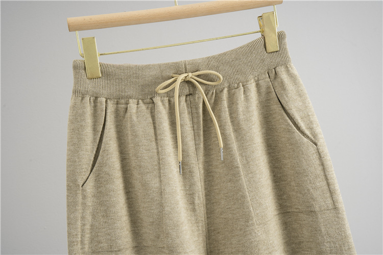 Temperament pure knitted sweater a set for women