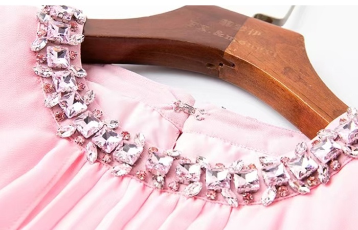 Fold evening dress