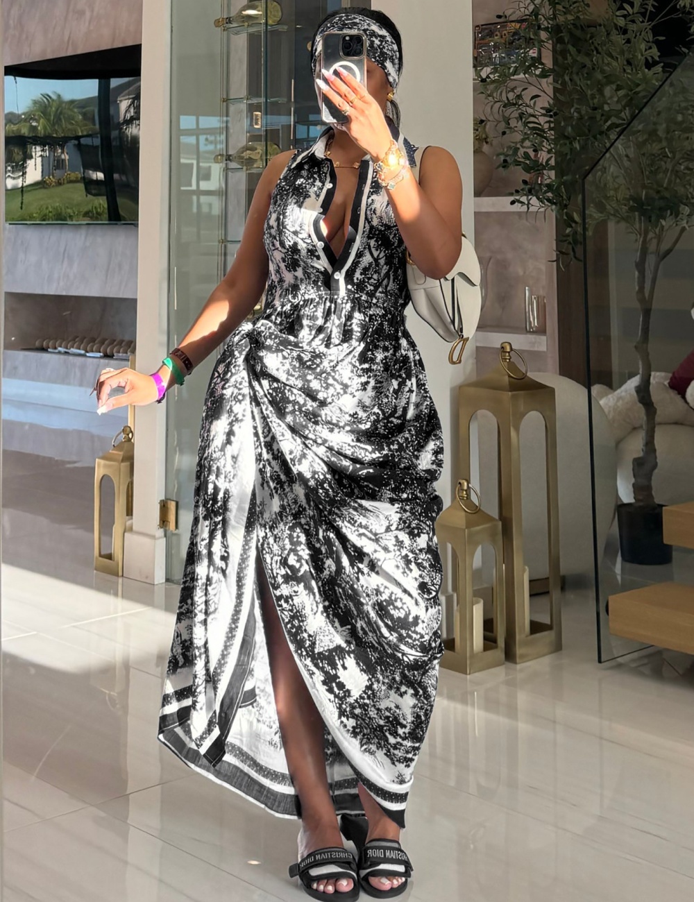 Sexy Bohemian style dress printing fashion belt