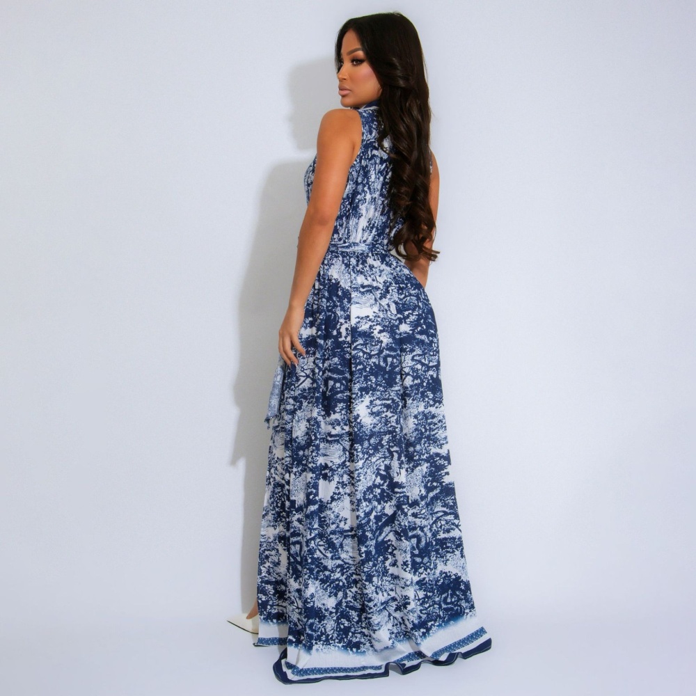 Sexy Bohemian style dress printing fashion belt