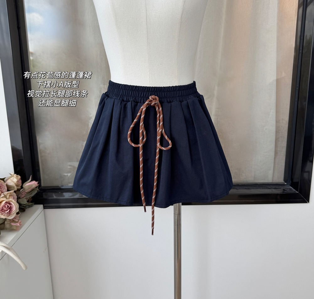 Maiden all-match puff skirt college style retro culottes