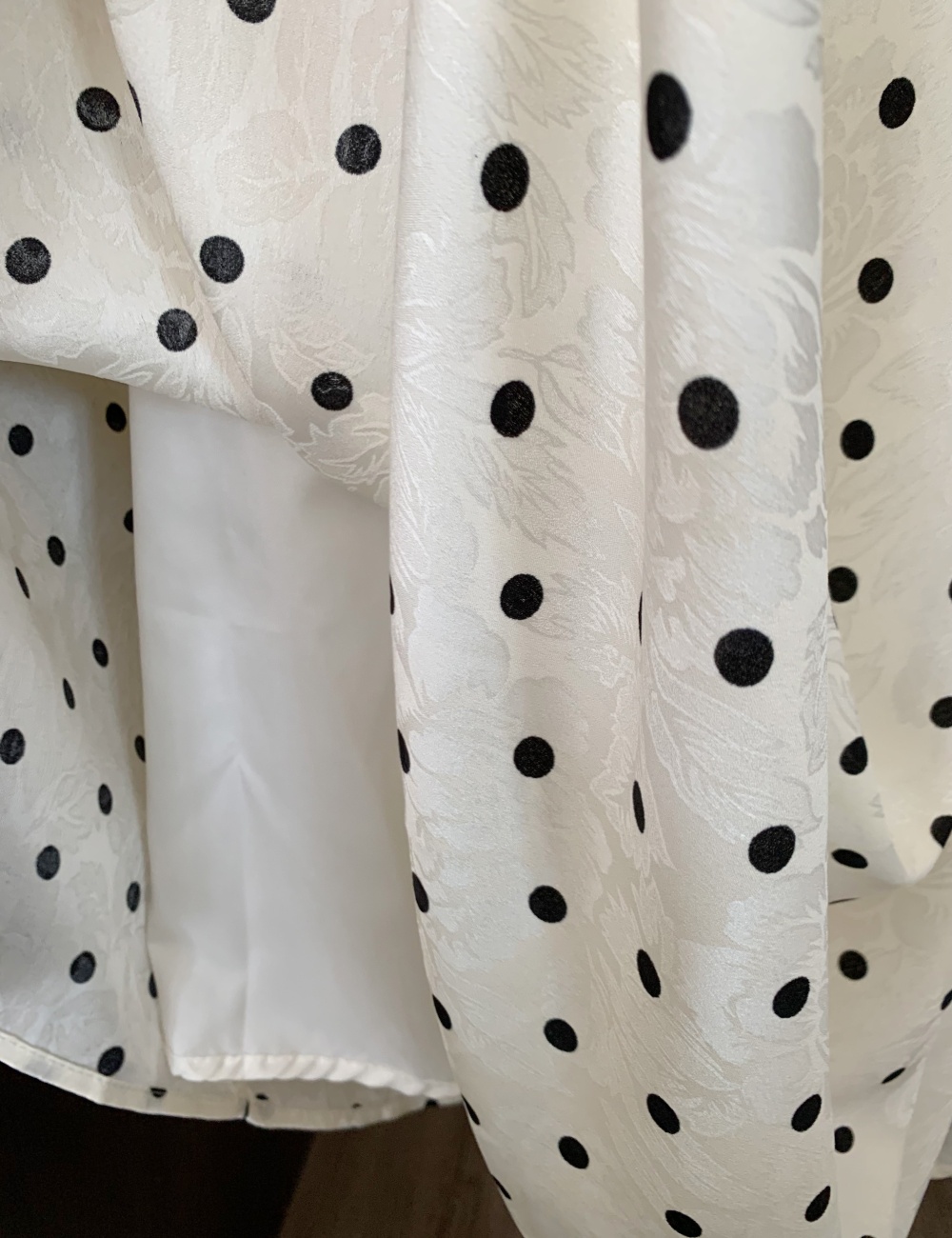 Summer polka dot dress temperament long dress for women