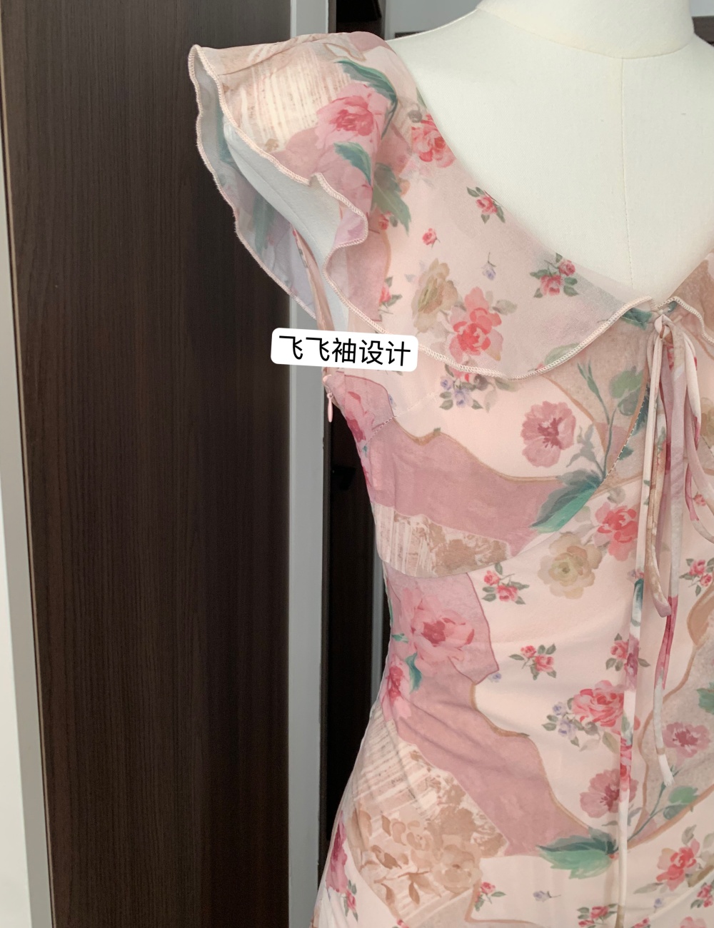 Sling sweet dress floral long dress for women
