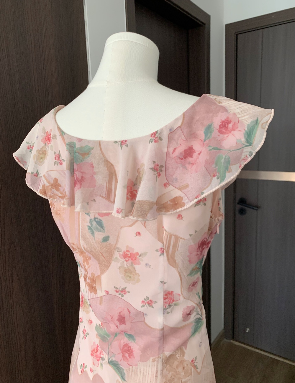 Sling sweet dress floral long dress for women