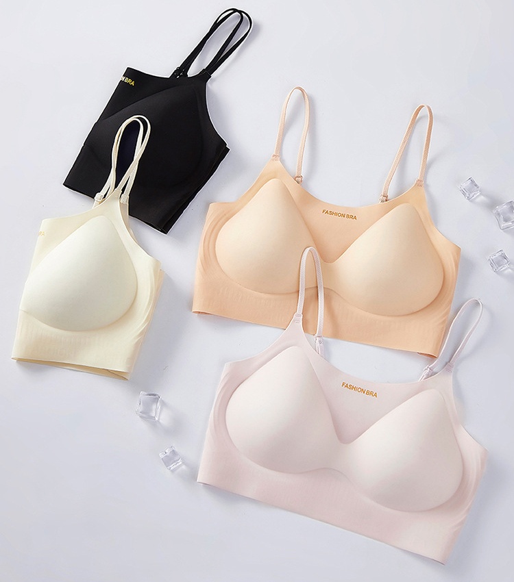 Chest pad breathable underwear anti emptied Bra