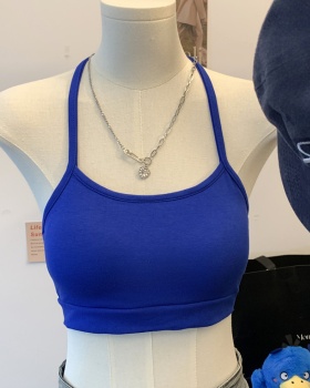Halter inside the ride underwear with chest pad vest