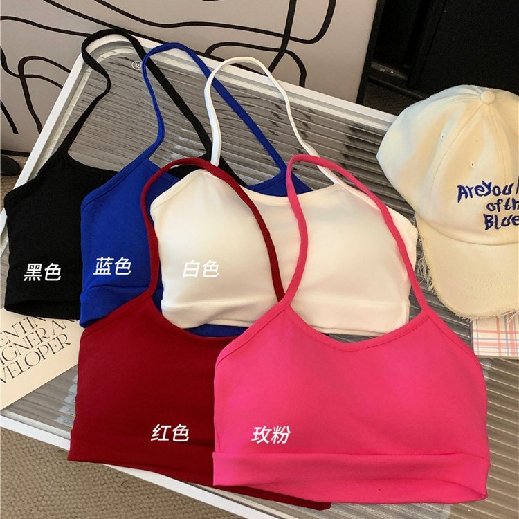 Halter inside the ride underwear with chest pad vest