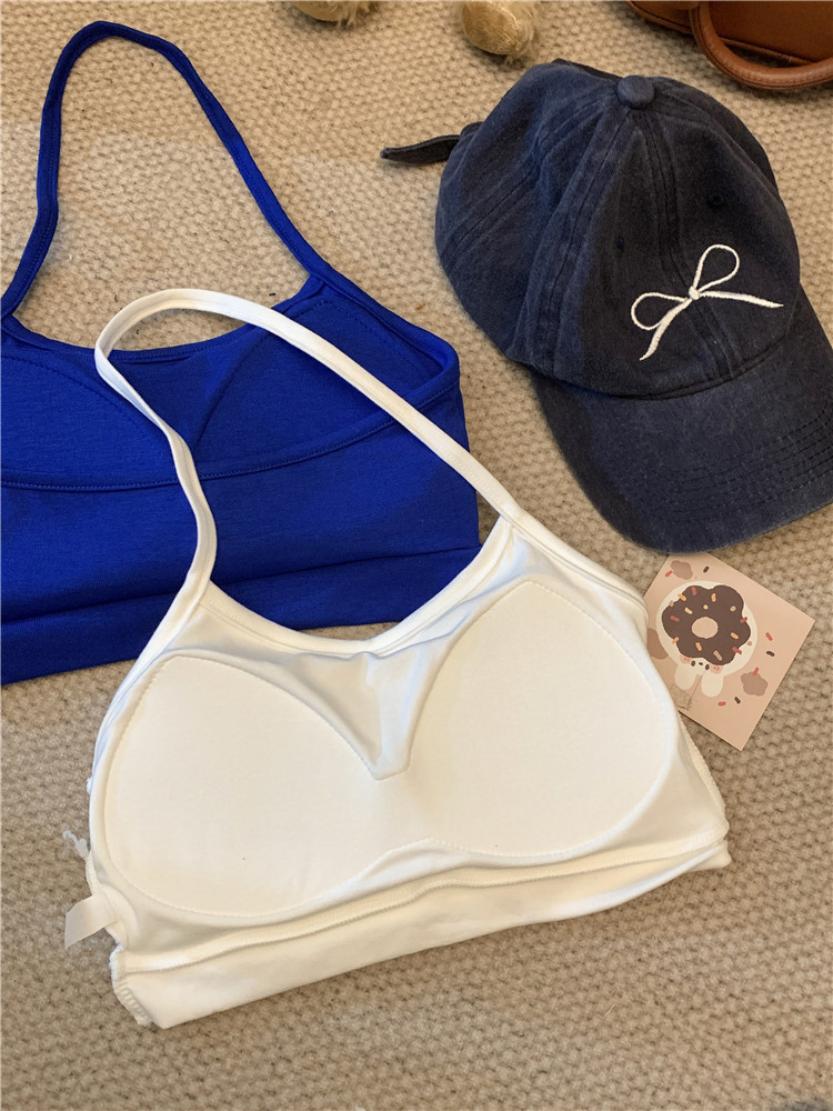 Halter inside the ride underwear with chest pad vest