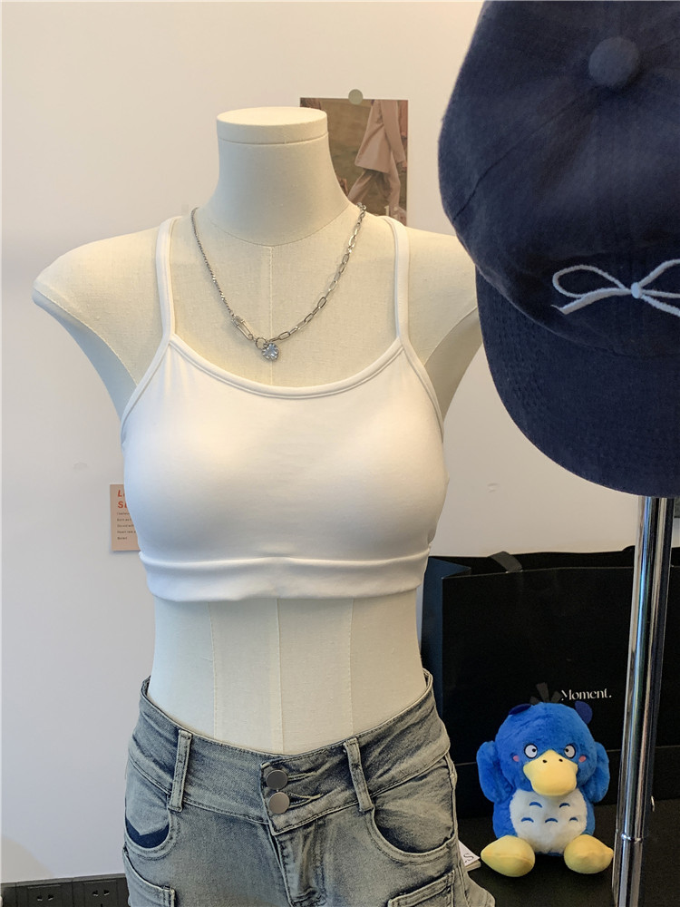 Halter inside the ride underwear with chest pad vest
