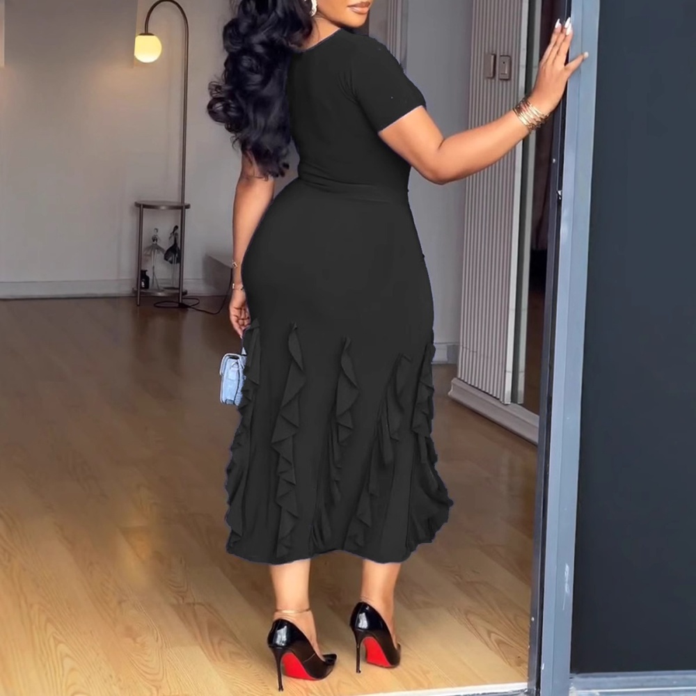Slim elegant sexy elasticity dress