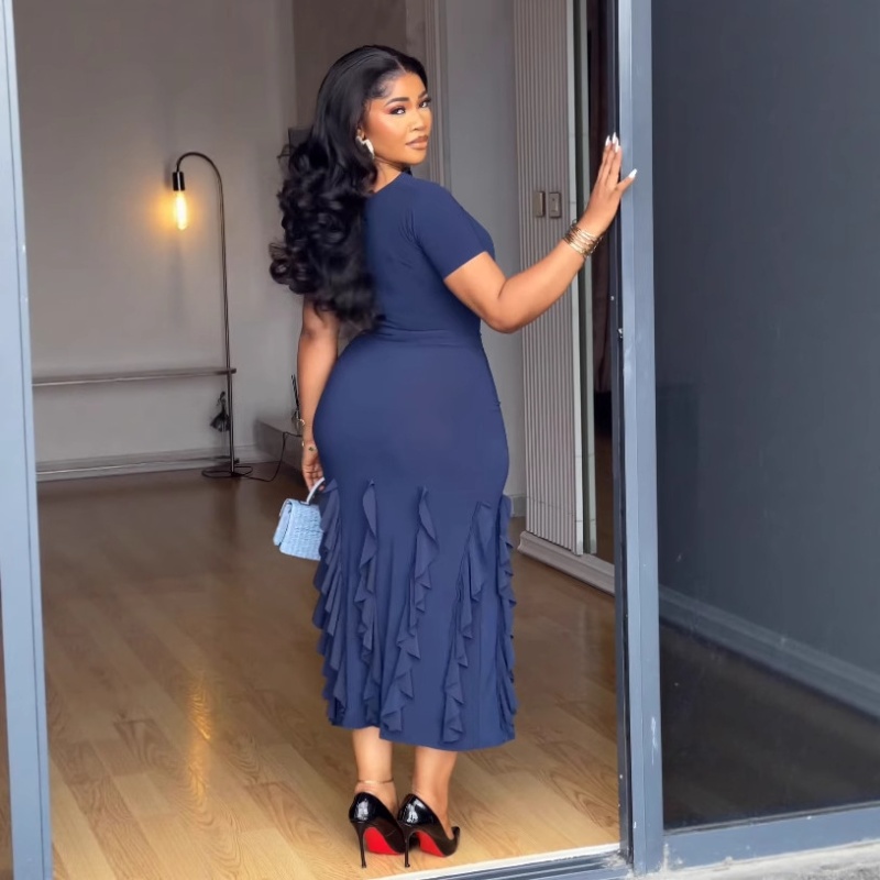 Slim elegant sexy elasticity dress