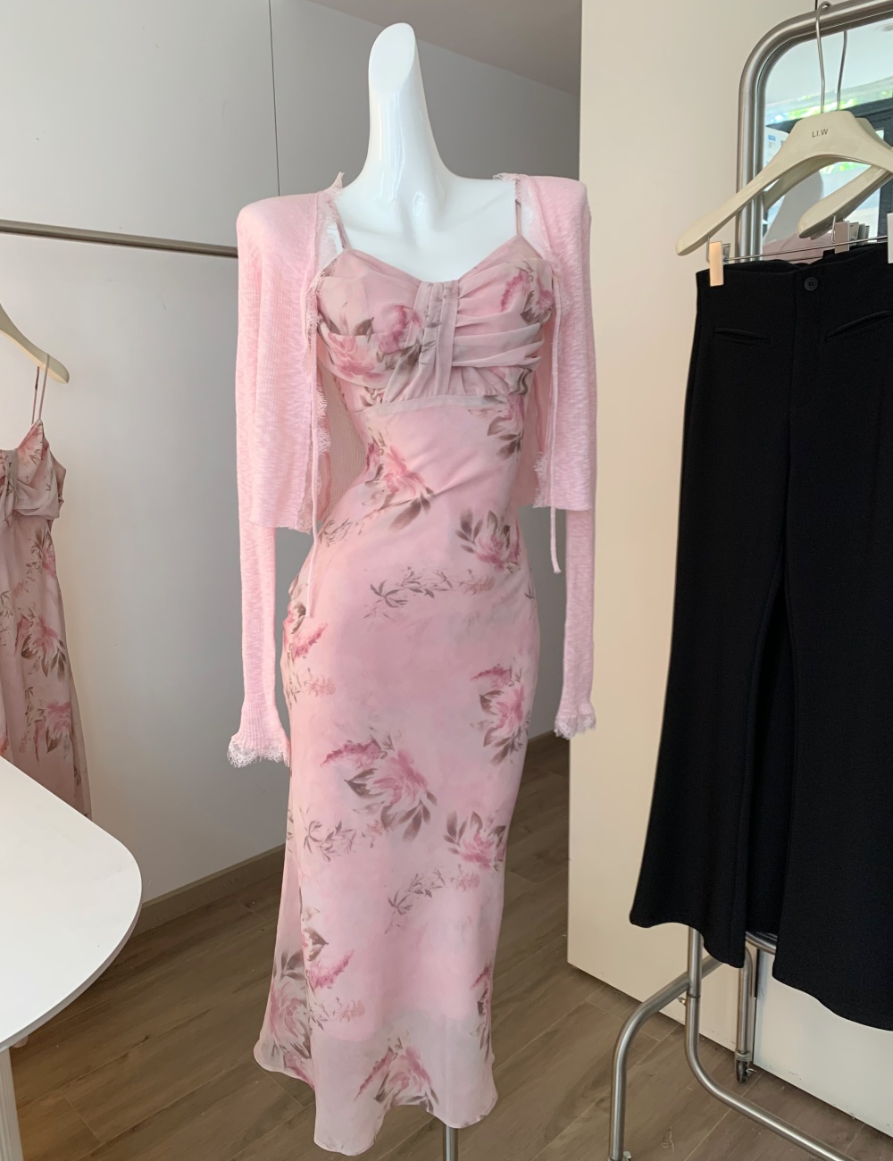 Was white maiden tender sling enticement dress