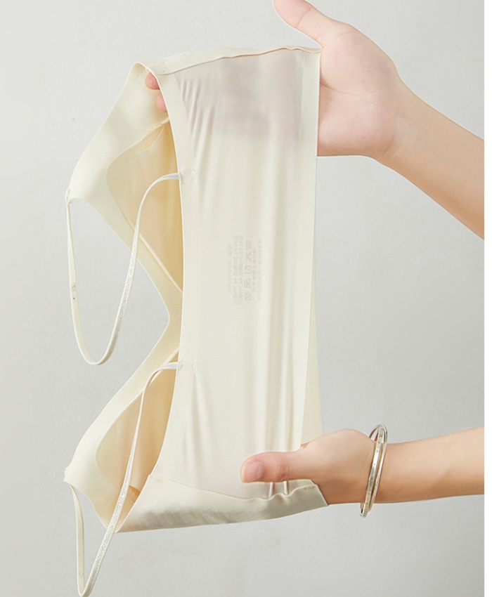 Beauty back gather underwear ice silk tracelessness vest