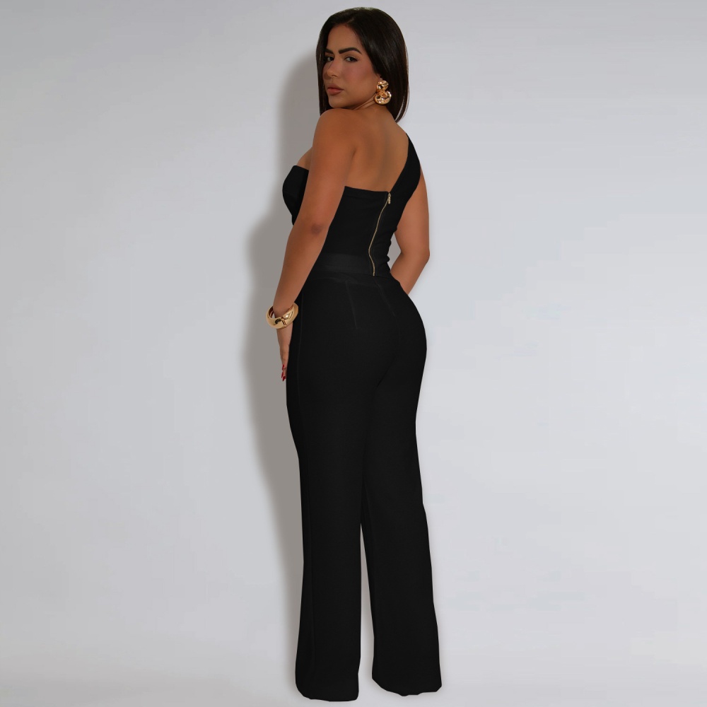 Fashion slim long pants European style tops 2pcs set