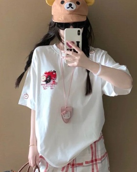 Short sleeve pure cotton T-shirt