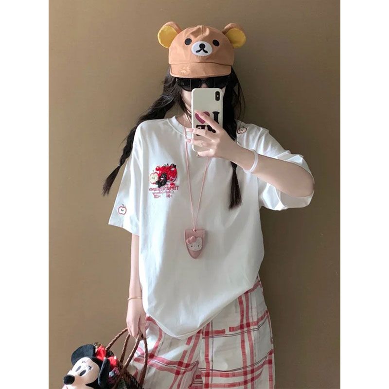 Short sleeve pure cotton T-shirt