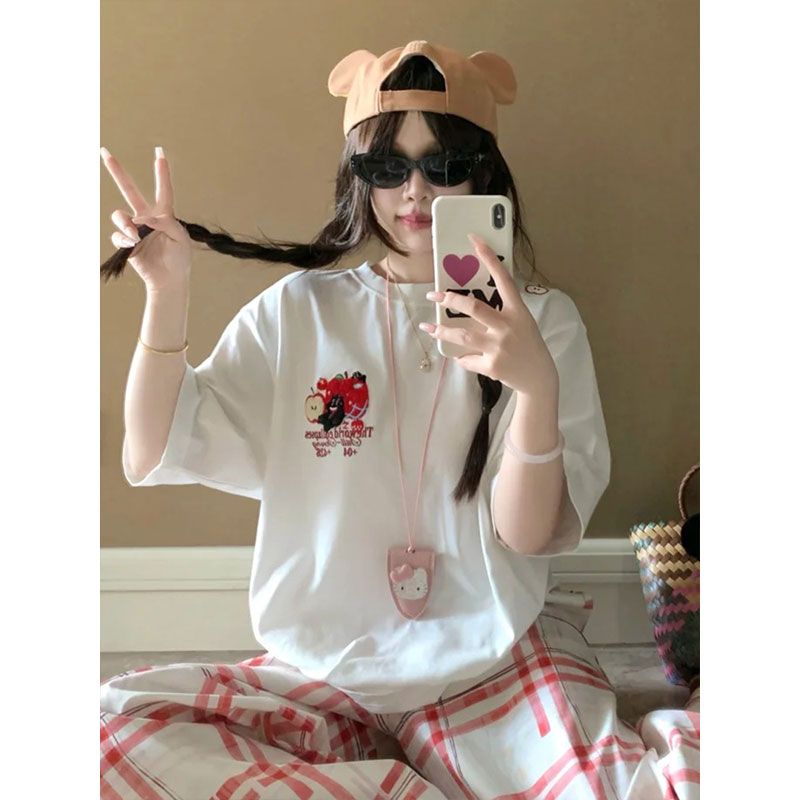 Short sleeve pure cotton T-shirt