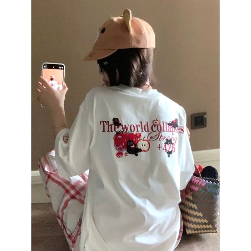 Short sleeve pure cotton T-shirt