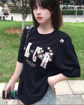 Pure cotton short sleeve T-shirt