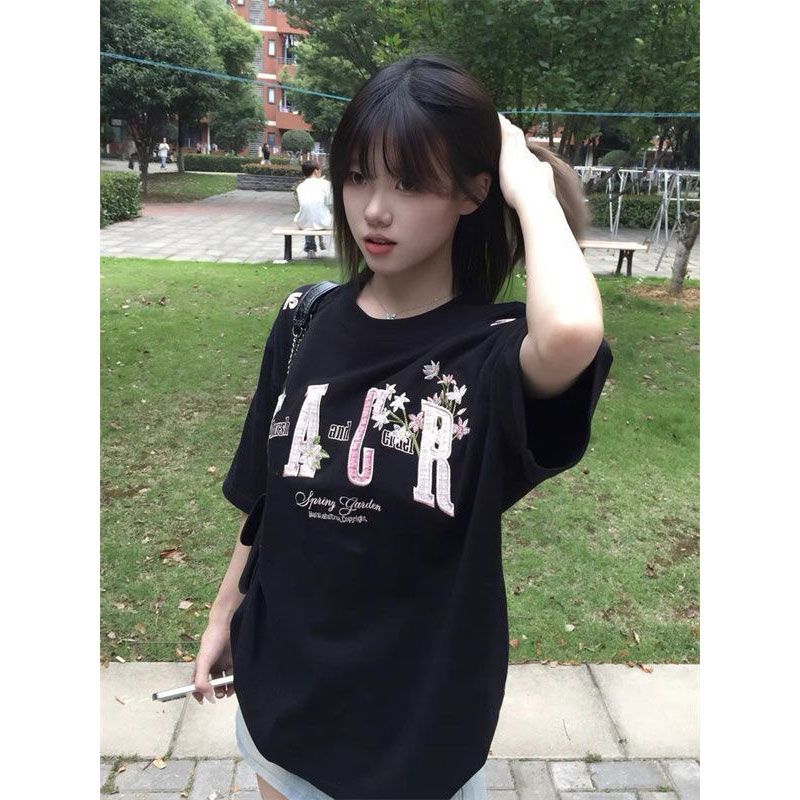 Pure cotton short sleeve T-shirt